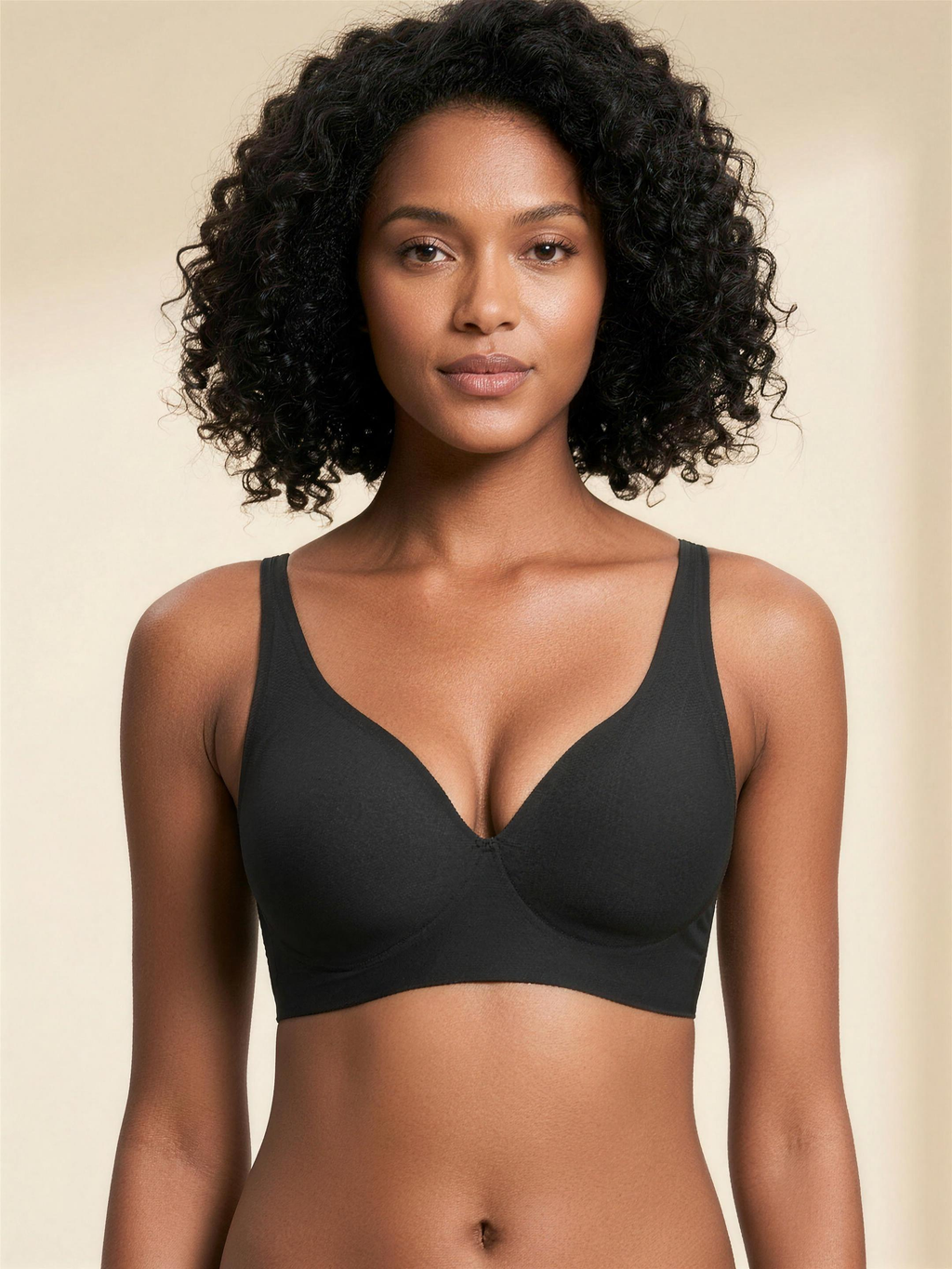 Soutien-gorge Surlane – noir – face