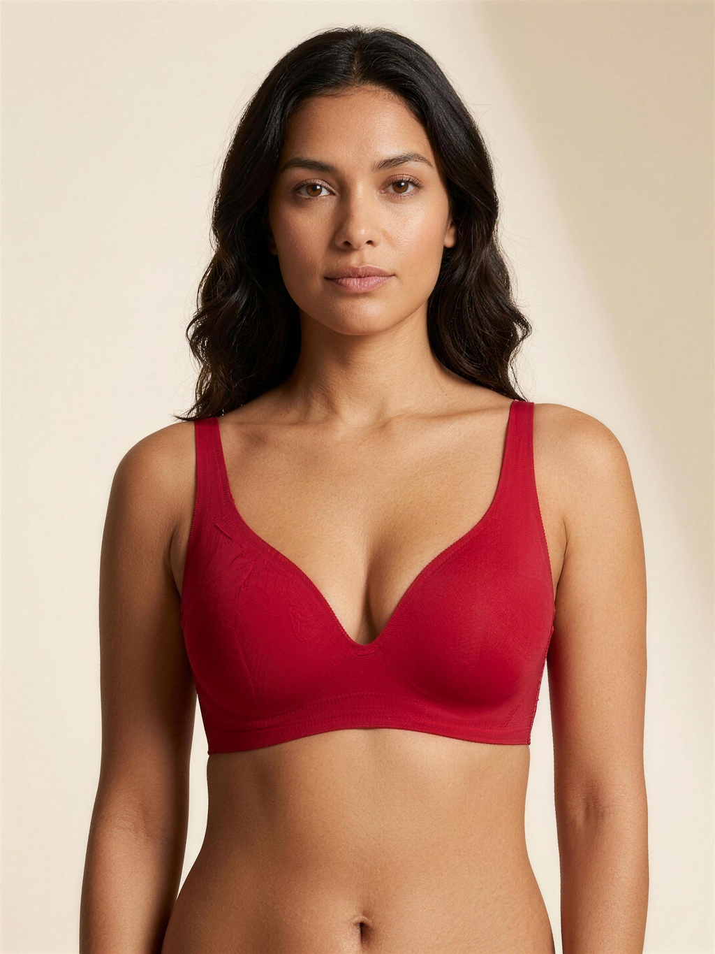 Soutien-gorge Surlane – rouge – face