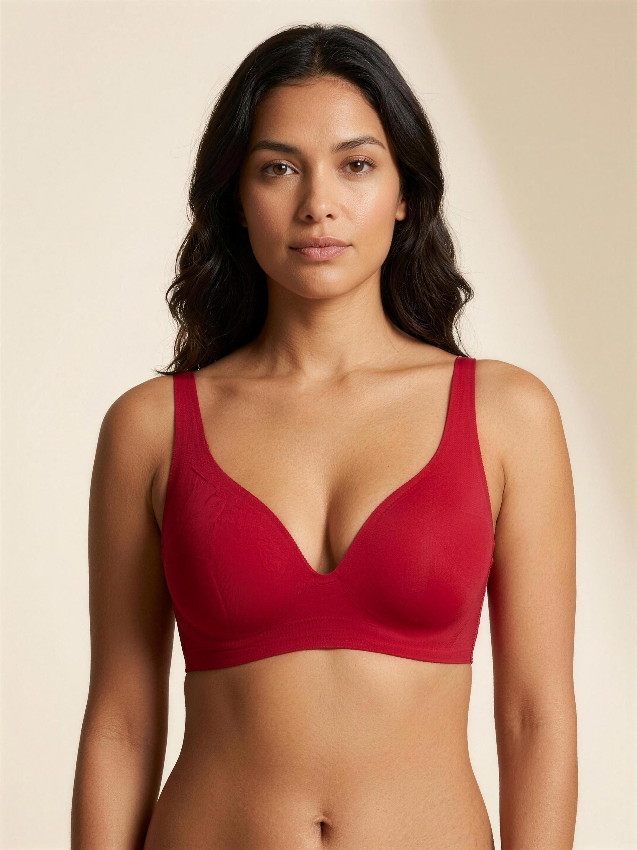 Soutien-gorge Surlane – rouge – face