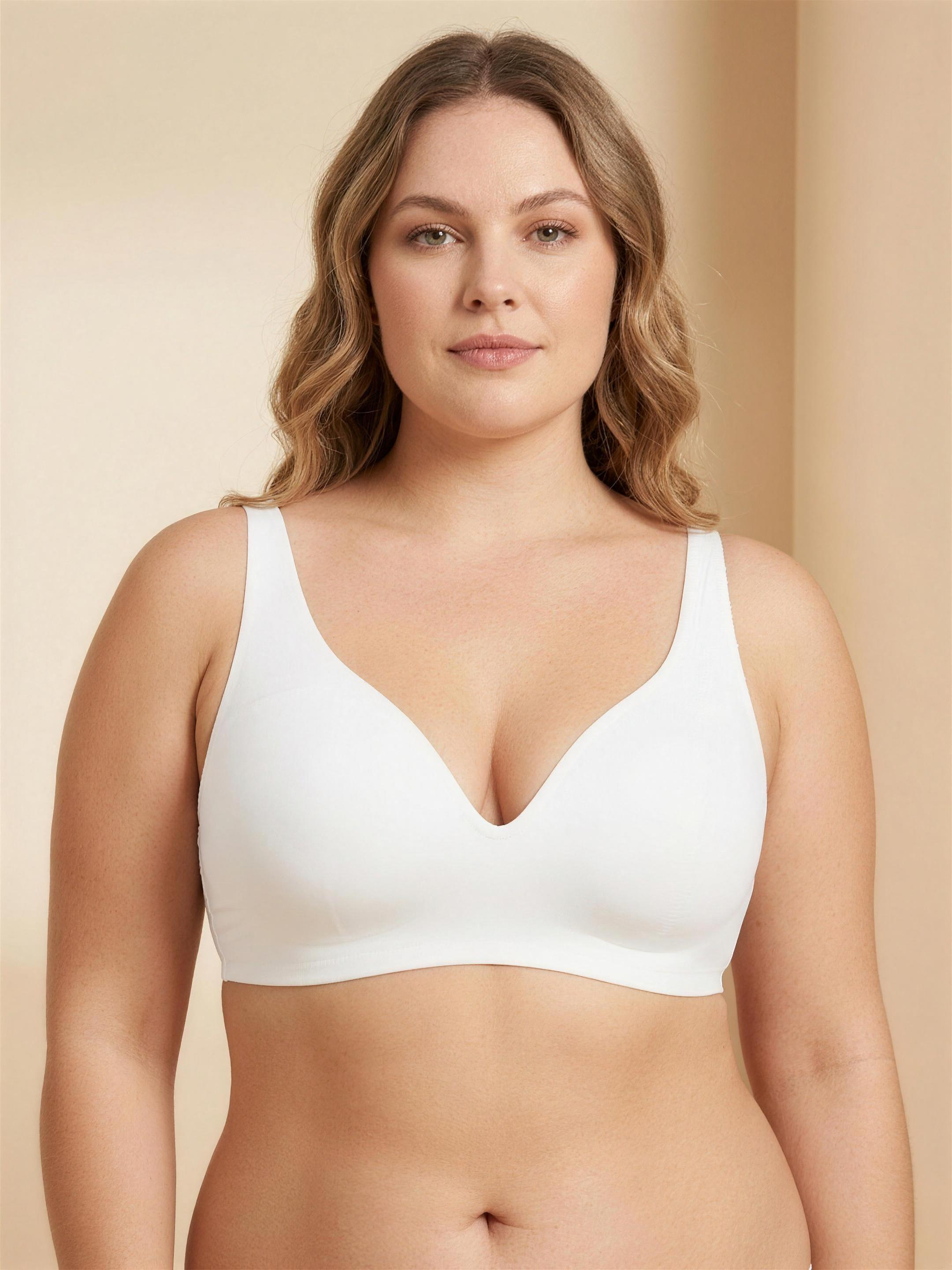 Soutien-gorge Surlane – blanc – morphologie généreuse