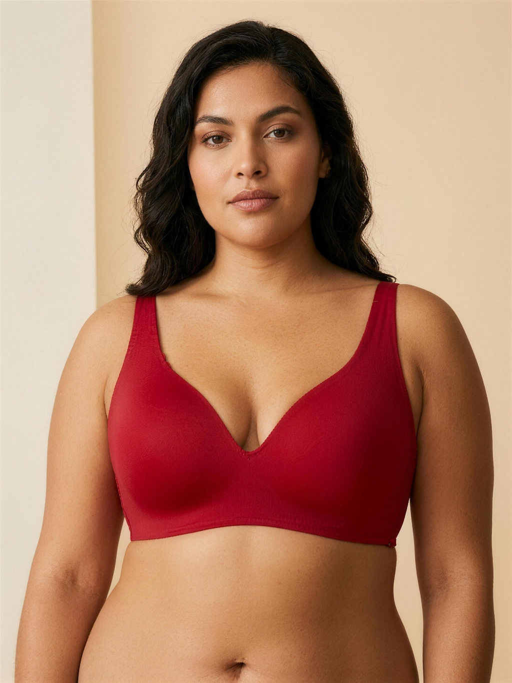 Soutien-gorge Surlane – rouge – morphologie généreuse